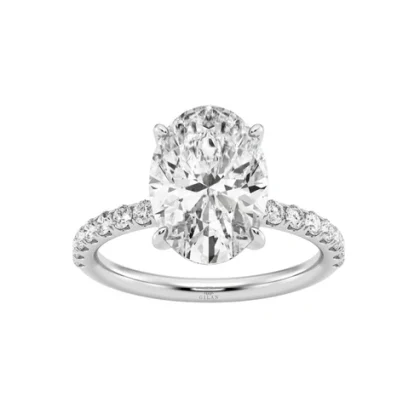 Aliza Hidden Halo Engagement Ring