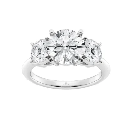 Aria Elegance Three Stone Engagement Ring