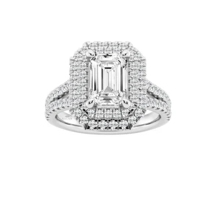 Love's Double Halo Engagement Ring