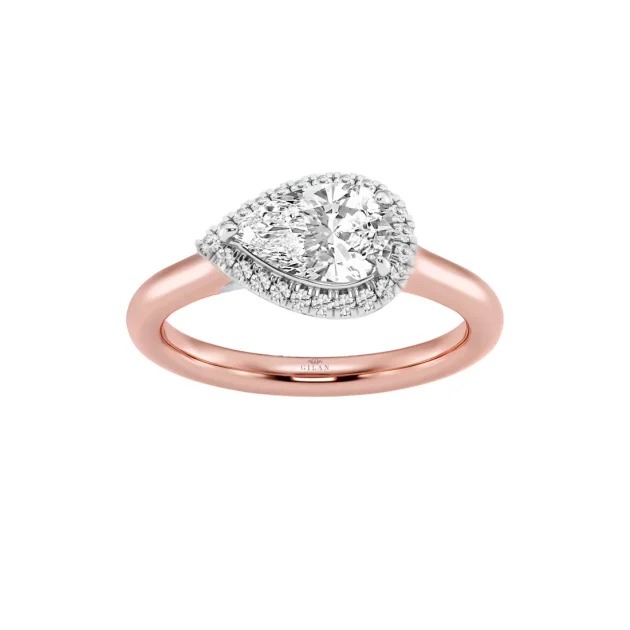 Three prong perfection Halo Ring3