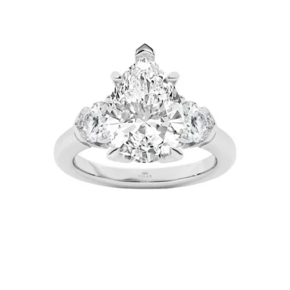Triple diamond perfection Engagement Ring